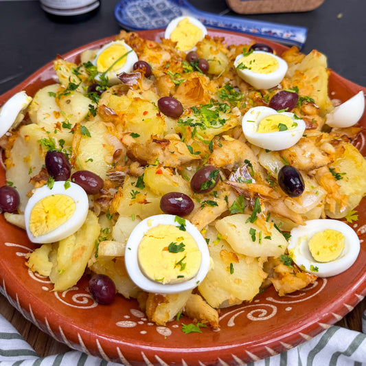 Bacalhau a Gomes de Sa - Salted Cod Casserole 
