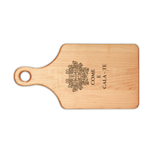 Wood Cutting Board "Come E Cala - Te"