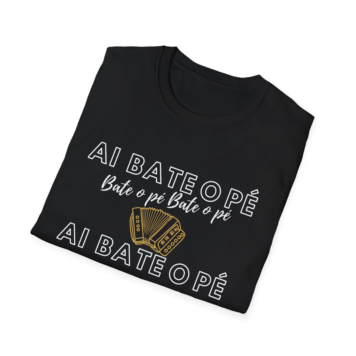 Bate o Pe black t-shirt How To Cook Portuguese Stuff Featuring Vamos a Festa Maria, it’s perfect for anyone who loves a good Portuguese party!